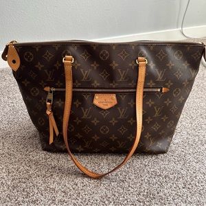 Louis Vuitton Brown Iena Damier MM Canvas Tote Bag